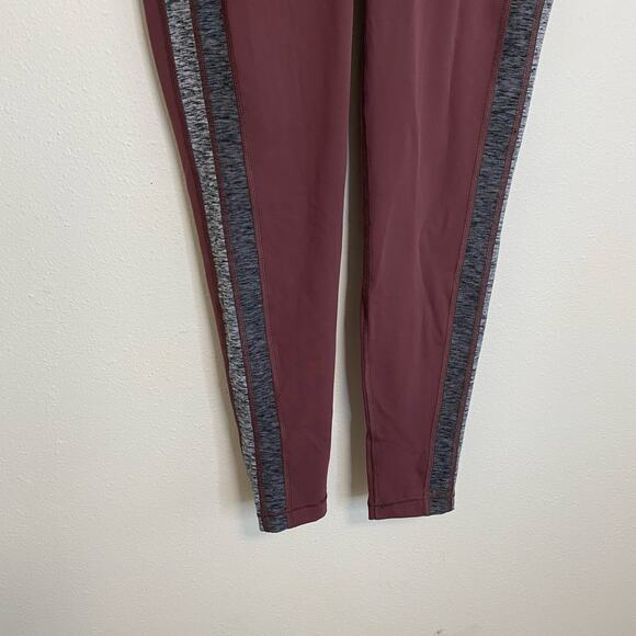 Vuori High Rise Racer Side Stripe Dusty Rose Leggings Size Medium - Picture 4 of 9